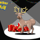 Image for article titled Stantler Pulls Santa's Sleigh And Has Magical Antlers That Warp Reality